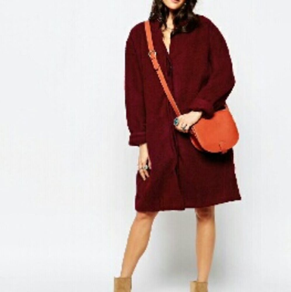 Free People brushed wool coat